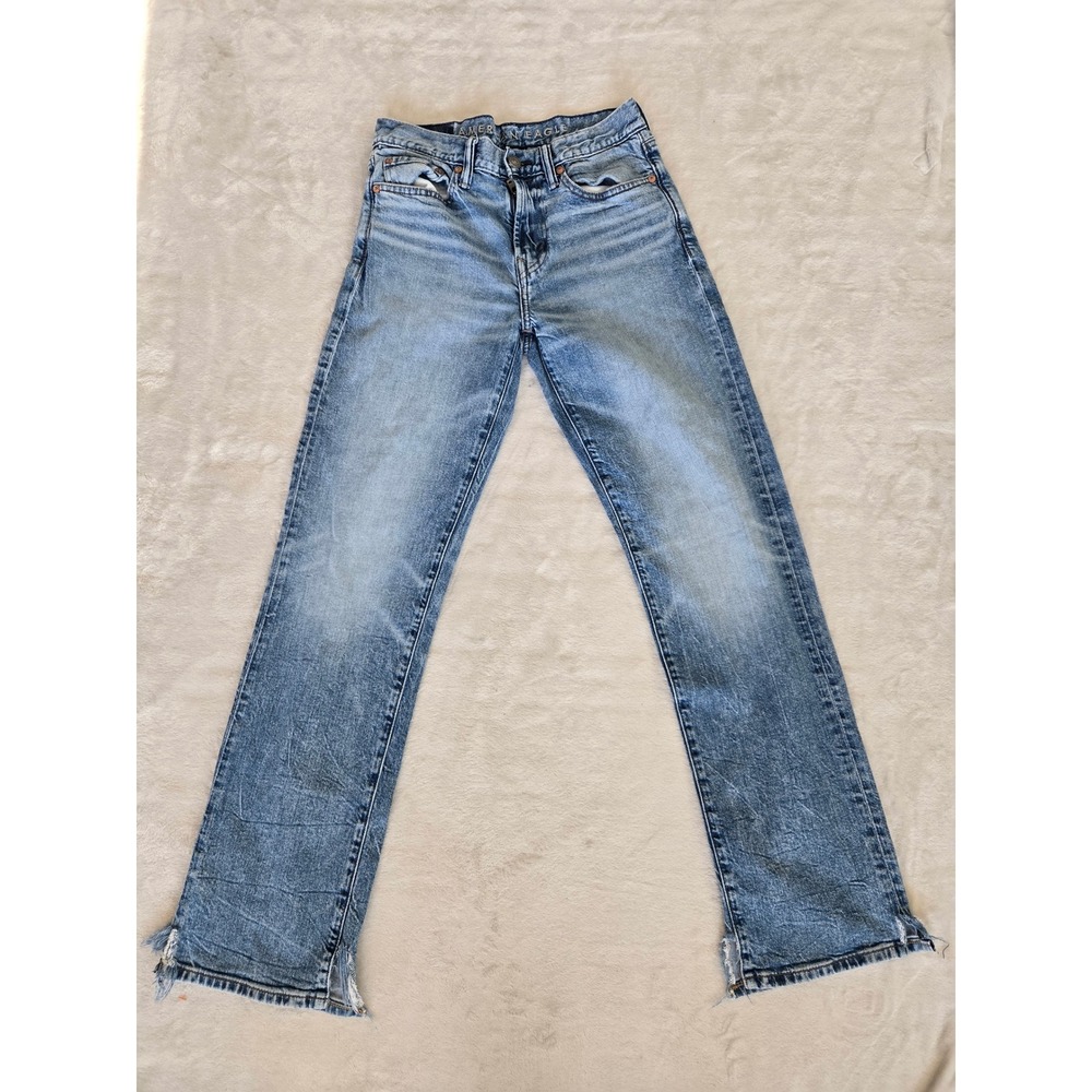 American Eagle Mens Original Bootcut Flex‎ Jeans  Medium Wash 29x31 Distressed